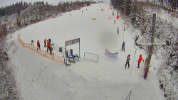 Kamera u nástupu na vlek svah A