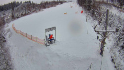 Kamera u nástupu na vlek svah A