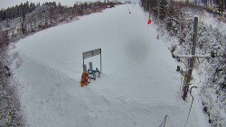 Kamera u nástupu na vlek svah A