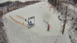 Kamera u nástupu na vlek svah A