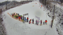 Kamera u nástupu na vlek svah A