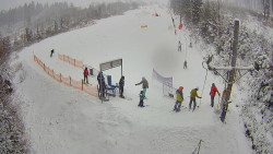 Kamera u nástupu na vlek svah A