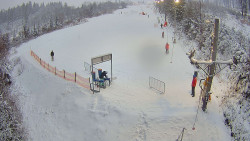 Kamera u nástupu na vlek svah A