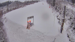 Kamera u nástupu na vlek svah A