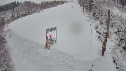 Kamera u nástupu na vlek svah A