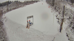 Kamera u nástupu na vlek svah A