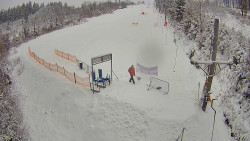 Kamera u nástupu na vlek svah A