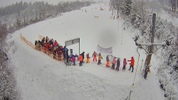 Kamera u nástupu na vlek svah A