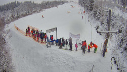 Kamera u nástupu na vlek svah A