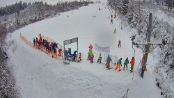 Kamera u nástupu na vlek svah A