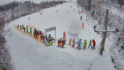 Kamera u nástupu na vlek svah A