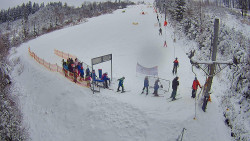 Kamera u nástupu na vlek svah A