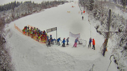 Kamera u nástupu na vlek svah A