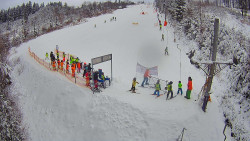 Kamera u nástupu na vlek svah A