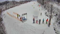 Kamera u nástupu na vlek svah A