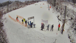 Kamera u nástupu na vlek svah A