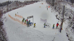 Kamera u nástupu na vlek svah A