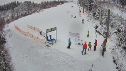 Kamera u nástupu na vlek svah A