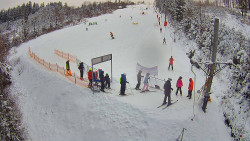 Kamera u nástupu na vlek svah A