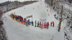 Kamera u nástupu na vlek svah A