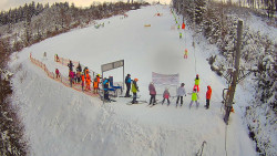 Kamera u nástupu na vlek svah A