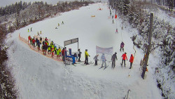 Kamera u nástupu na vlek svah A