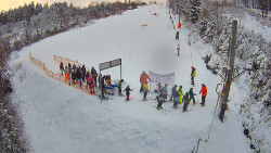 Kamera u nástupu na vlek svah A