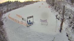 Kamera u nástupu na vlek svah A