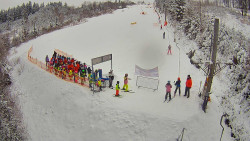 Kamera u nástupu na vlek svah A