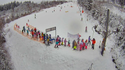 Kamera u nástupu na vlek svah A