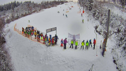 Kamera u nástupu na vlek svah A