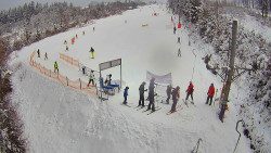 Kamera u nástupu na vlek svah A