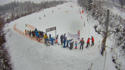 Kamera u nástupu na vlek svah A