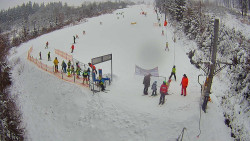 Kamera u nástupu na vlek svah A