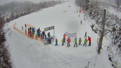 Kamera u nástupu na vlek svah A