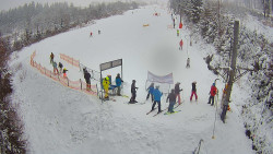 Kamera u nástupu na vlek svah A