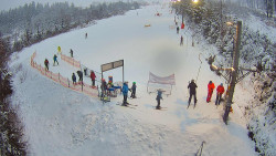 Kamera u nástupu na vlek svah A