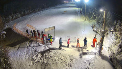 Kamera u nástupu na vlek svah A