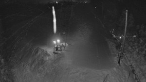 Skiareál Troják - Kamera u nástupu na vlek svah A - 20.2.2026 v 01:20 Skiareál Troják - Kamera u nástupu na vlek svah A - 20.2.2026 v 01:20