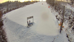 Kamera u nástupu na vlek svah A