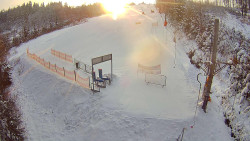 Kamera u nástupu na vlek svah A