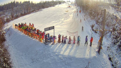 Kamera u nástupu na vlek svah A