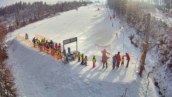 Kamera u nástupu na vlek svah A