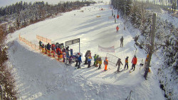 Kamera u nástupu na vlek svah A