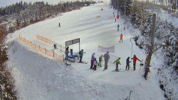 Kamera u nástupu na vlek svah A