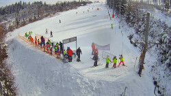 Kamera u nástupu na vlek svah A