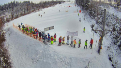 Kamera u nástupu na vlek svah A