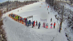 Kamera u nástupu na vlek svah A