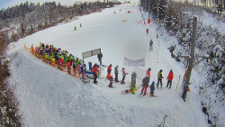 Kamera u nástupu na vlek svah A