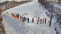 Kamera u nástupu na vlek svah A